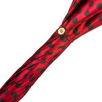 Dots Umbrella // Red + Black