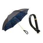 Animal Print Umbrella // Blue + Black