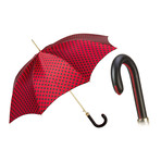 Dots Umbrella // Red + Black