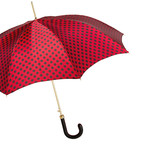 Dots Umbrella // Red + Black