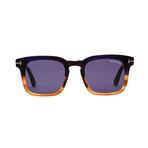 Men's Dax Sunglasses // Havana + Blue