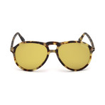 Men's Lenon Sunglasses // Light Havana + Yellow