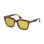 Men's Lenon Sunglasses // Dark Brown + Yellow