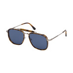 Men's Huck Sunglasses // Tortoise + Blue Gray
