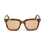 Men's Lenon Sunglasses // Colored Havana + Brown