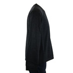 John Long-Sleeve Crew Neck // Charcoal Black (S)