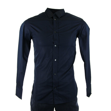 Ahmet Shirt // Navy (US: 14.5R) - The Row - Touch of Modern