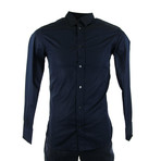 Ahmet Shirt // Navy (US: 14.5R)