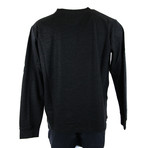 John Long-Sleeve Crew Neck // Charcoal Black (S)