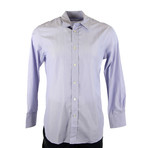 Keith Shirt // Fine Blue + White (XS)