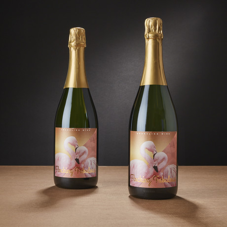 2019 Flocking Fabulous Sparkling Wine // Set of 2 // 750 ml Each