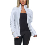 Women's Heated LED Athletic Jacket // White (X-Small)
