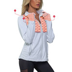 Women's Heated LED Athletic Jacket // White (X-Small)