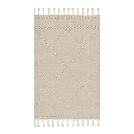 Sawyer Geometric Area Rug // Sand // 9'3" x 13'