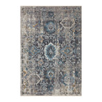 Samra Oriental Area Rug // Gray + Multicolor // 9'6" x 13'1"