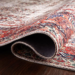 Layla Oriental Area Rug // Ivory + Brick // 9' x 12' (9' x 12')