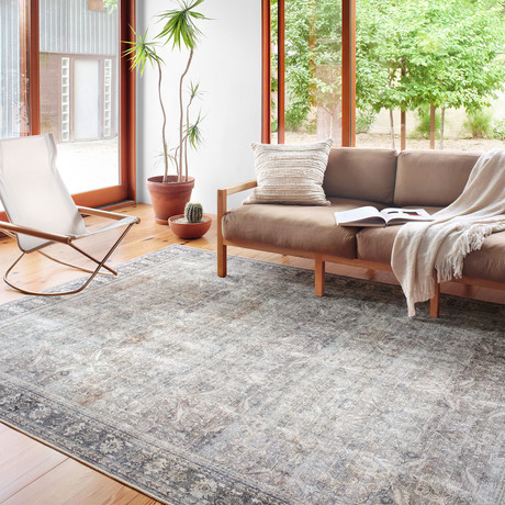 Wynter Area Rug // Gray + Charcoal (2'3 x 3'9)