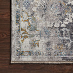 Samra Oriental Area Rug // Gray + Multicolor // 9'6" x 13'1"