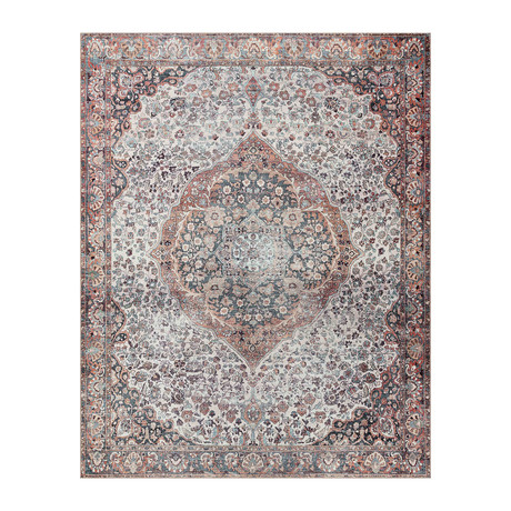 Wynter Oriental Area Rug // Red + Multicolor (2'3" x 3'9")