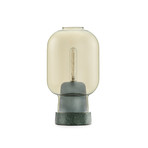 Amp Table Lamp // Gold + Green