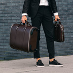 F38 Leather Carry-On Luggage // Brown