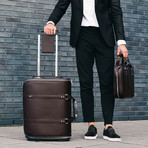 F38 Leather Carry-On Luggage // Brown