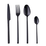 Precision Collection 4 Piece Cutlery Set (Black)