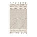 Sawyer Geometric Area Rug // Silver // 7'6" x 9'6"