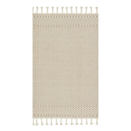 Sawyer Geometric Area Rug // Sand // 7'6" x 9'6"