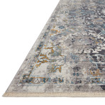 Samra Oriental Area Rug // Gray + Multicolor (2'3" x 3'10")