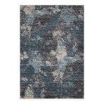 Samra Abstract Area Rug // Dove + Sky (2'3" x 3'10")