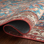 Layla Oriental Area Rug // Marine + Clay (2'3" x 3'9")