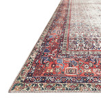 Layla Oriental Area Rug // Ivory + Brick (2'6" x 9'6")