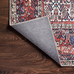 Layla Oriental Area Rug // Ivory + Brick (2'6" x 9'6")