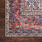 Layla Oriental Area Rug // Ivory + Brick (2'6" x 9'6")