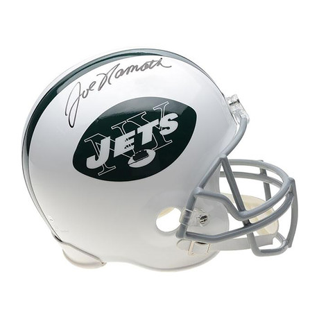 Joe Namath // New York Jets // Autographed Helmet