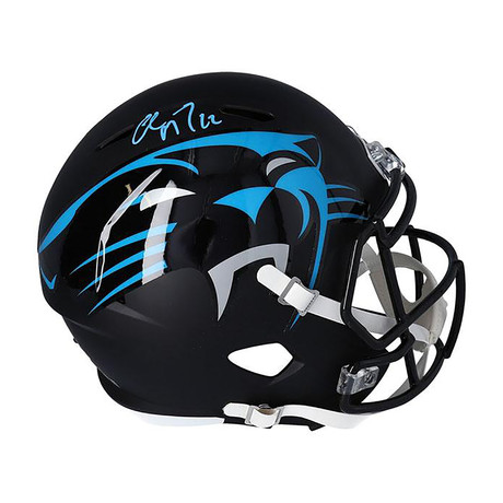 Christian McCaffrey // Carolina Panthers // Autographed Helmet