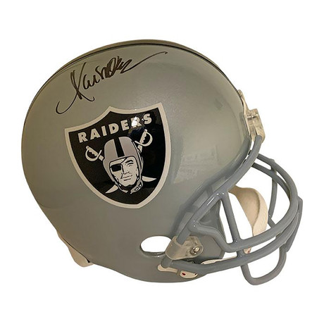 Marcus Allen Autographed Raiders Speed Replica  