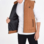 Quilted Vest // Tobacco (2XL)