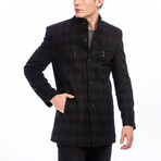 Dallas Coat // Plaid Black (XS)