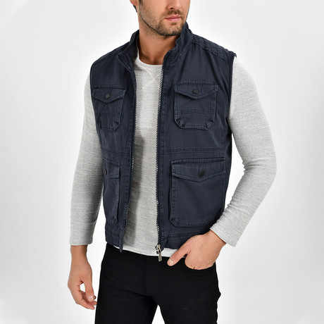 Vermont Vest // Navy Blue (XS)