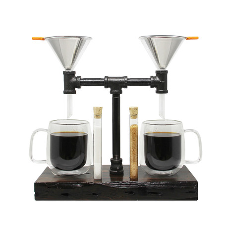 The Double Pour Over Set // Charcoal