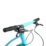Disc9 // 9 Speed Urban Bicycle // Turquoise (Small)
