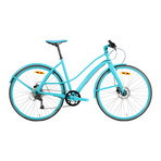Disc9 // 9 Speed Urban Bicycle // Turquoise (Small)