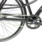 Roller7 // 7 Speed Urban Bicycle // Matte Black (Small)