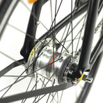 Roller7 // 7 Speed Urban Bicycle // Matte Black (Small)