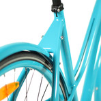 Disc9 // 9 Speed Urban Bicycle // Turquoise (Small)