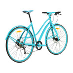 Disc9 // 9 Speed Urban Bicycle // Turquoise (Small)
