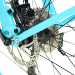Disc9 // 9 Speed Urban Bicycle // Turquoise (Small)