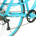 Disc9 // 9 Speed Urban Bicycle // Turquoise (Small)